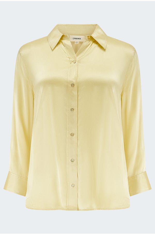 L'Agence - Dani Blouse in Lemon Sorbet