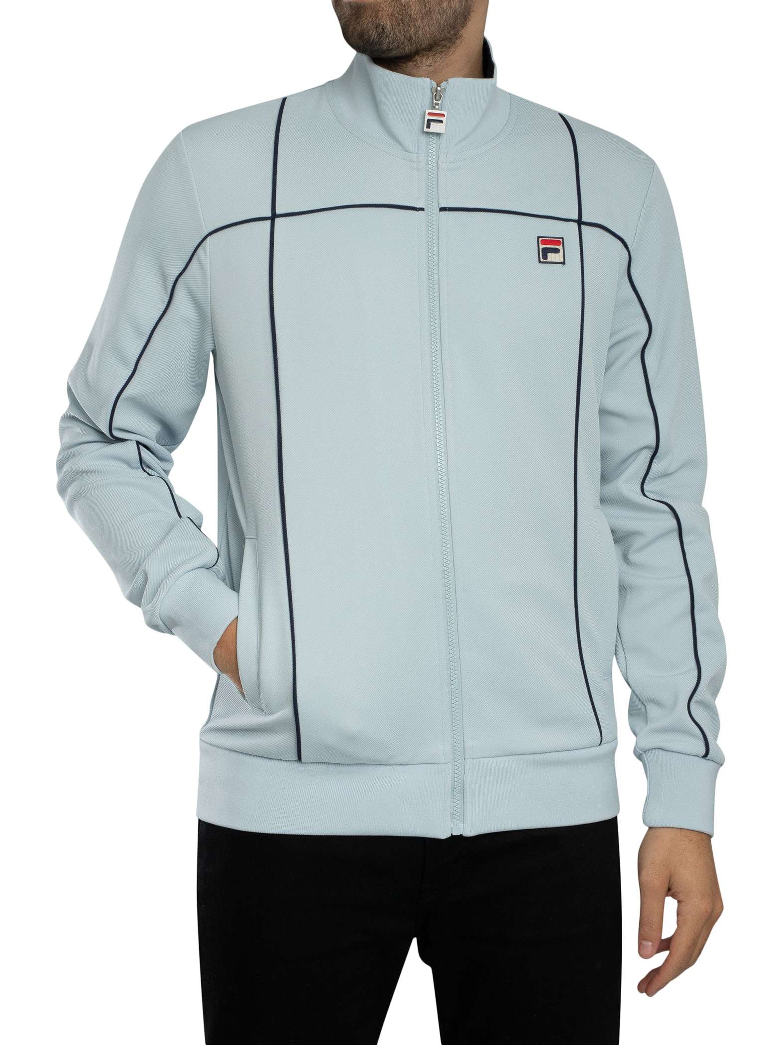 Armando Contrasting Piping Track Jacket