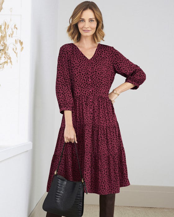 Damart Tiered Dress