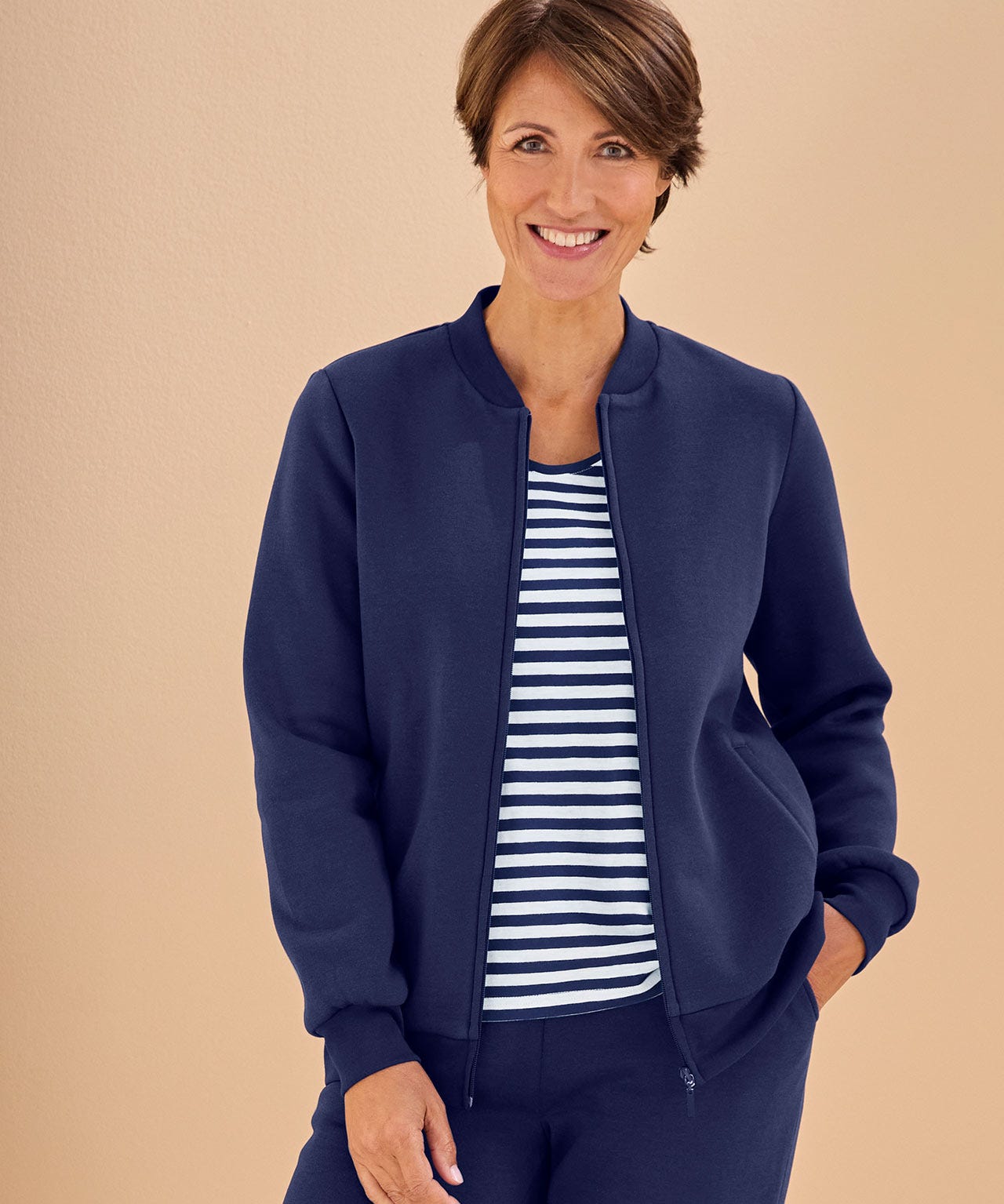 Damart Bomber Style Leisure Jacket