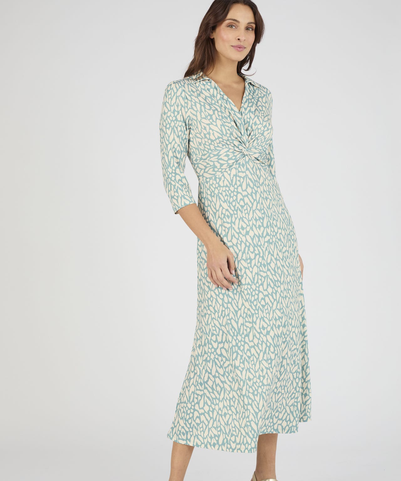 Damart Jersey Print Dress