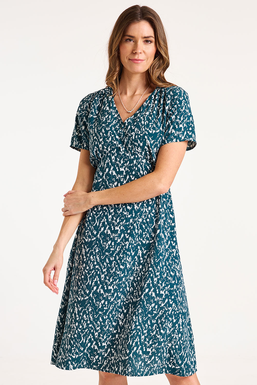 Dashwoven Printed Tea Dress