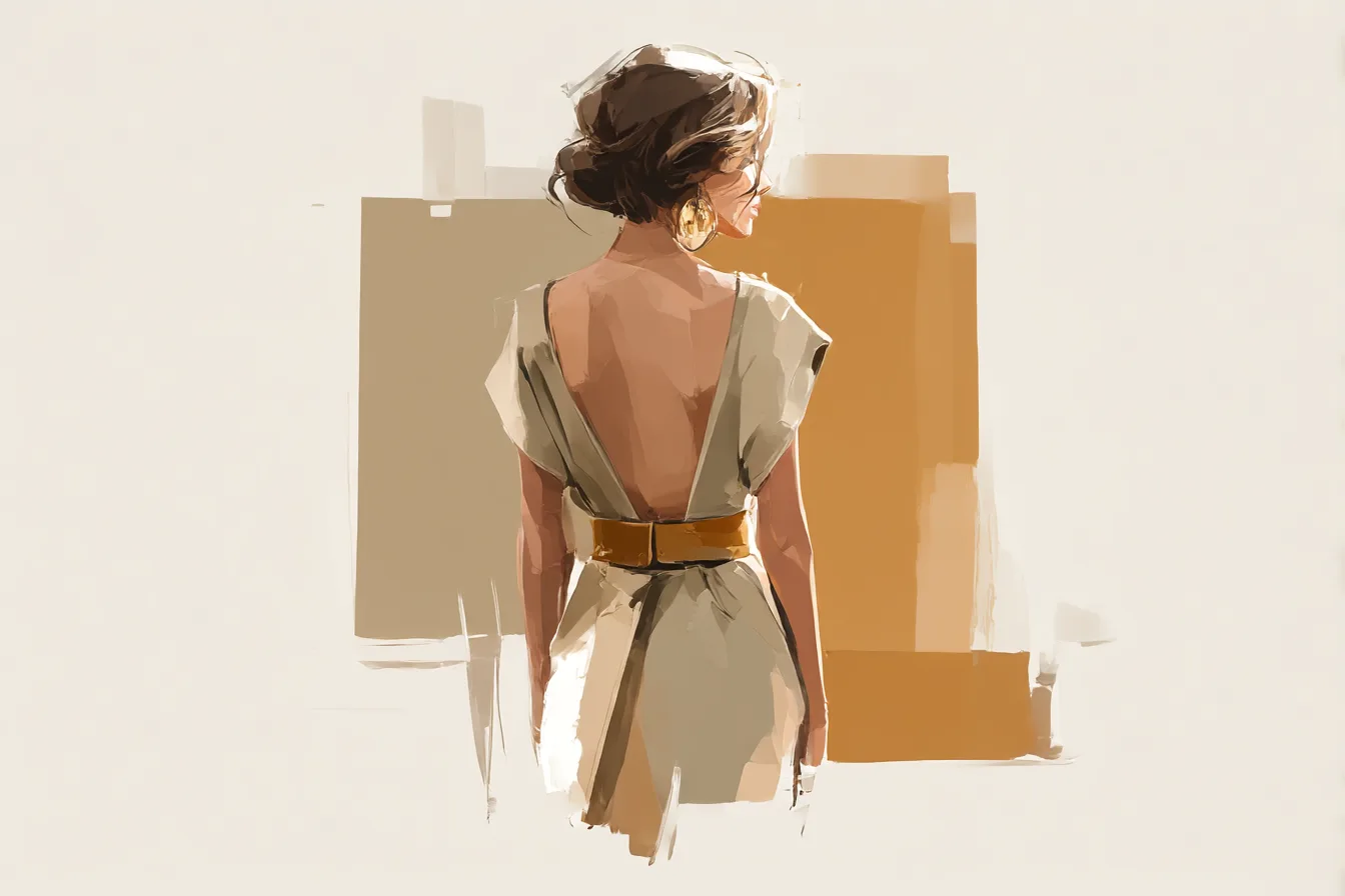 Backless Dresses Sleeves Worth the Extra Layer
