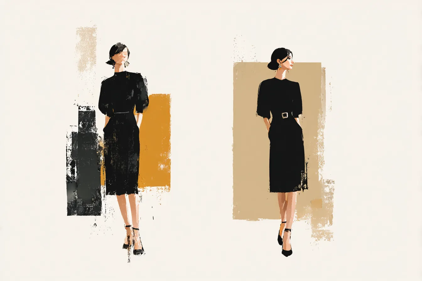 Black Dresses for 3/4 Sleeve Moments Worth Dressing For