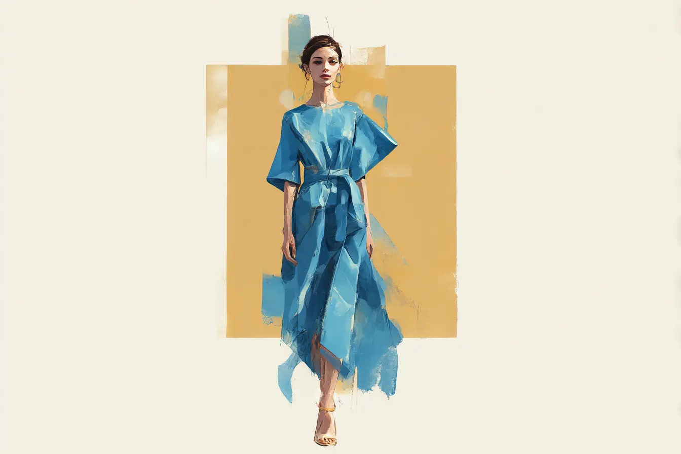 Blue Dresses That Work Every Day