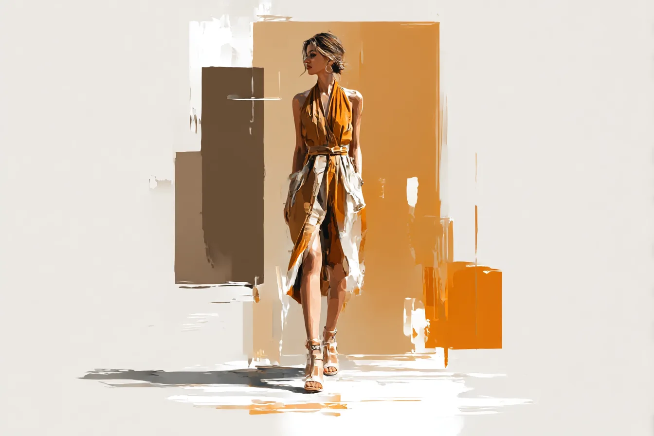 Brown Dresses Halter That Deliver