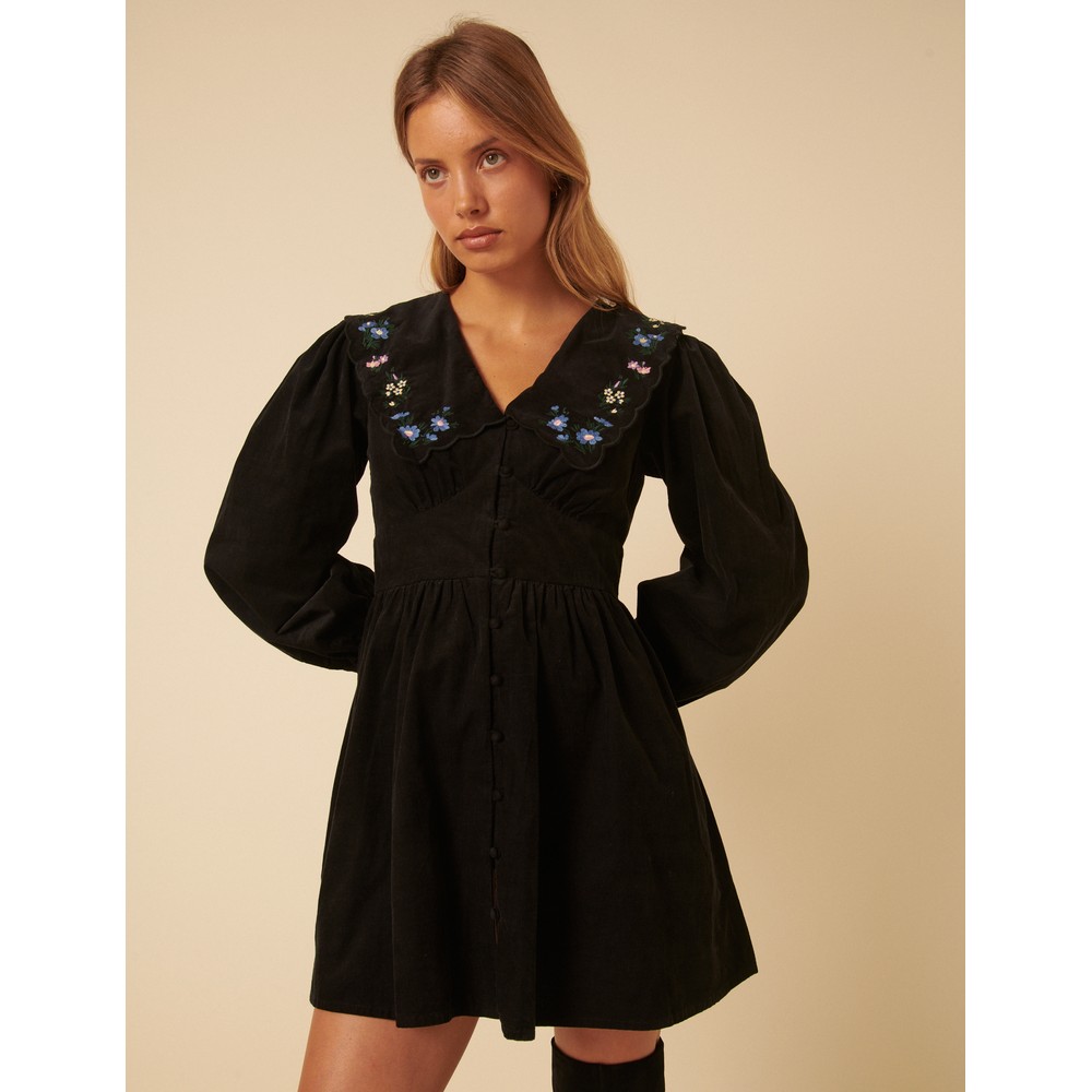 Bridie Mini Dress Embroidery
