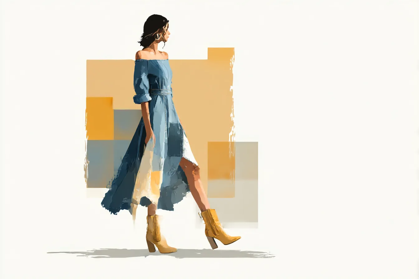 Denim Dresses Evening for Nights Worth Dressing For