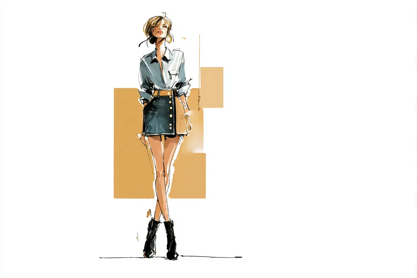 Denim Mini Skirts Worth a Spot in the Rotation