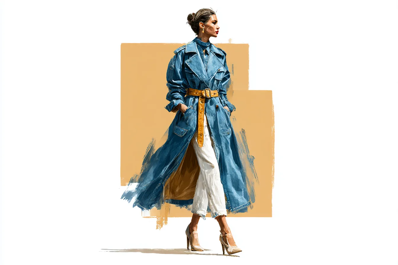 Denim Trench Coats That Do the Heavy Lifting