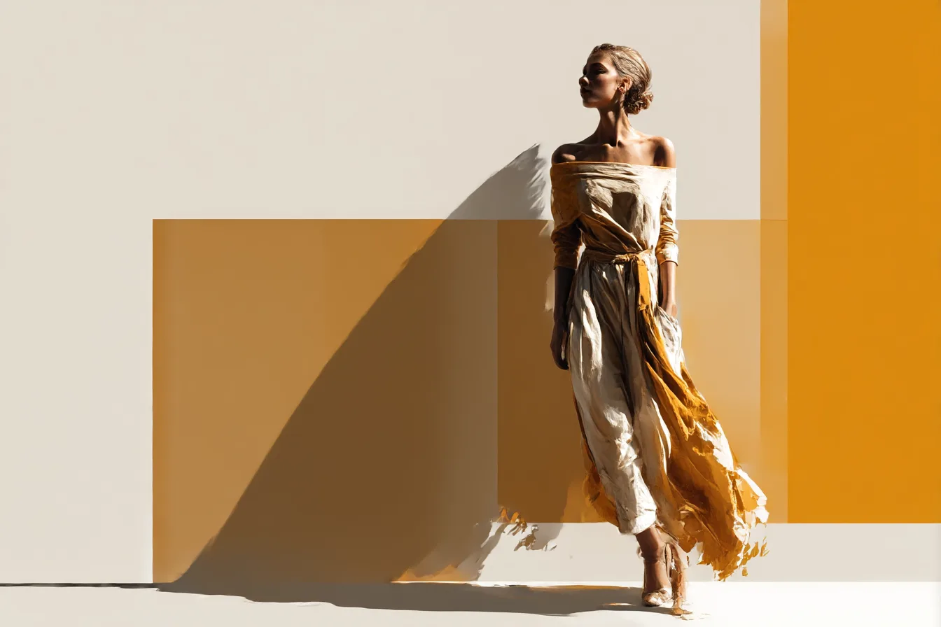 Drape Off Shoulder Dresses That Fall Perfectly