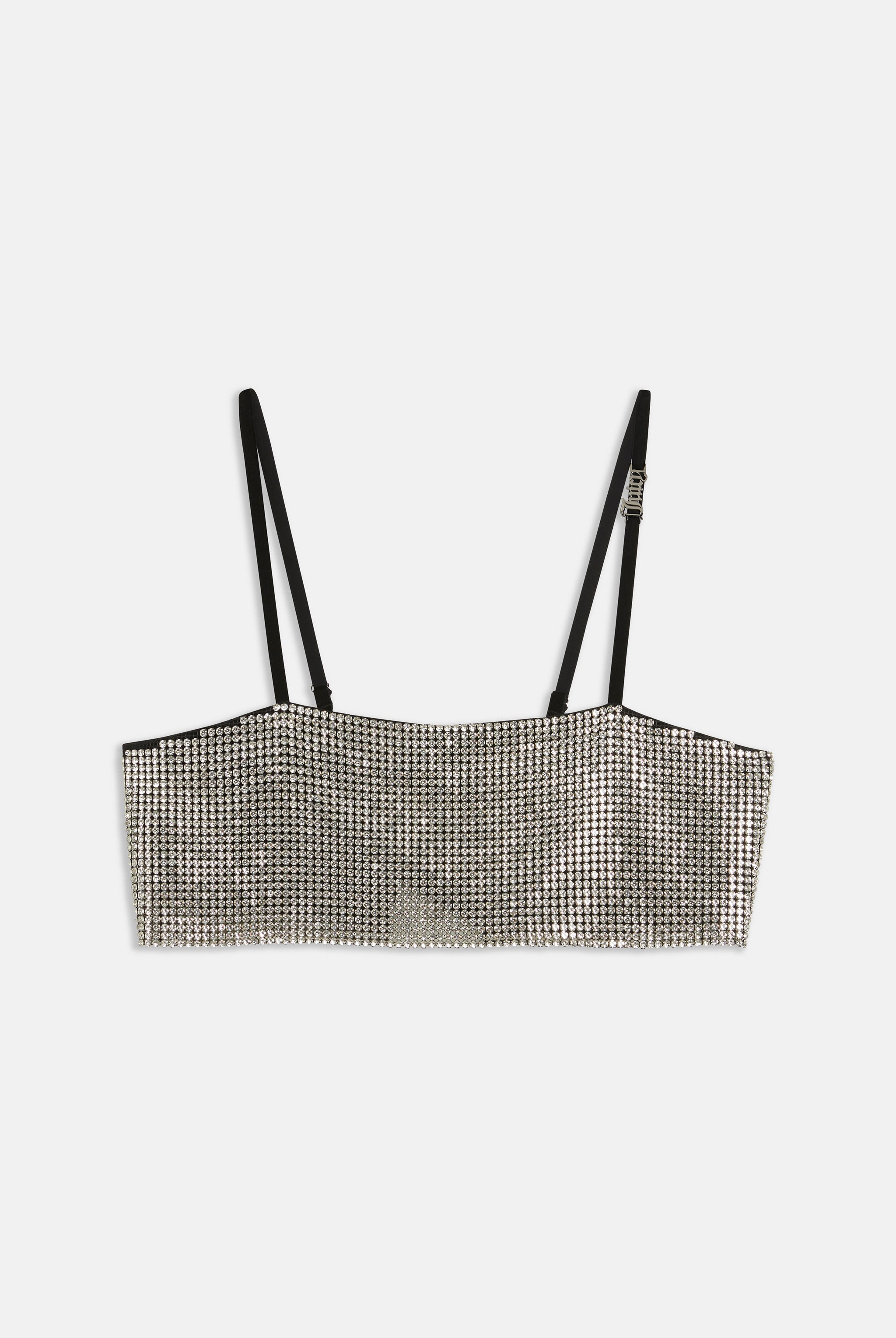 SILVER CHAINMAIL BRALETTE - M Silver