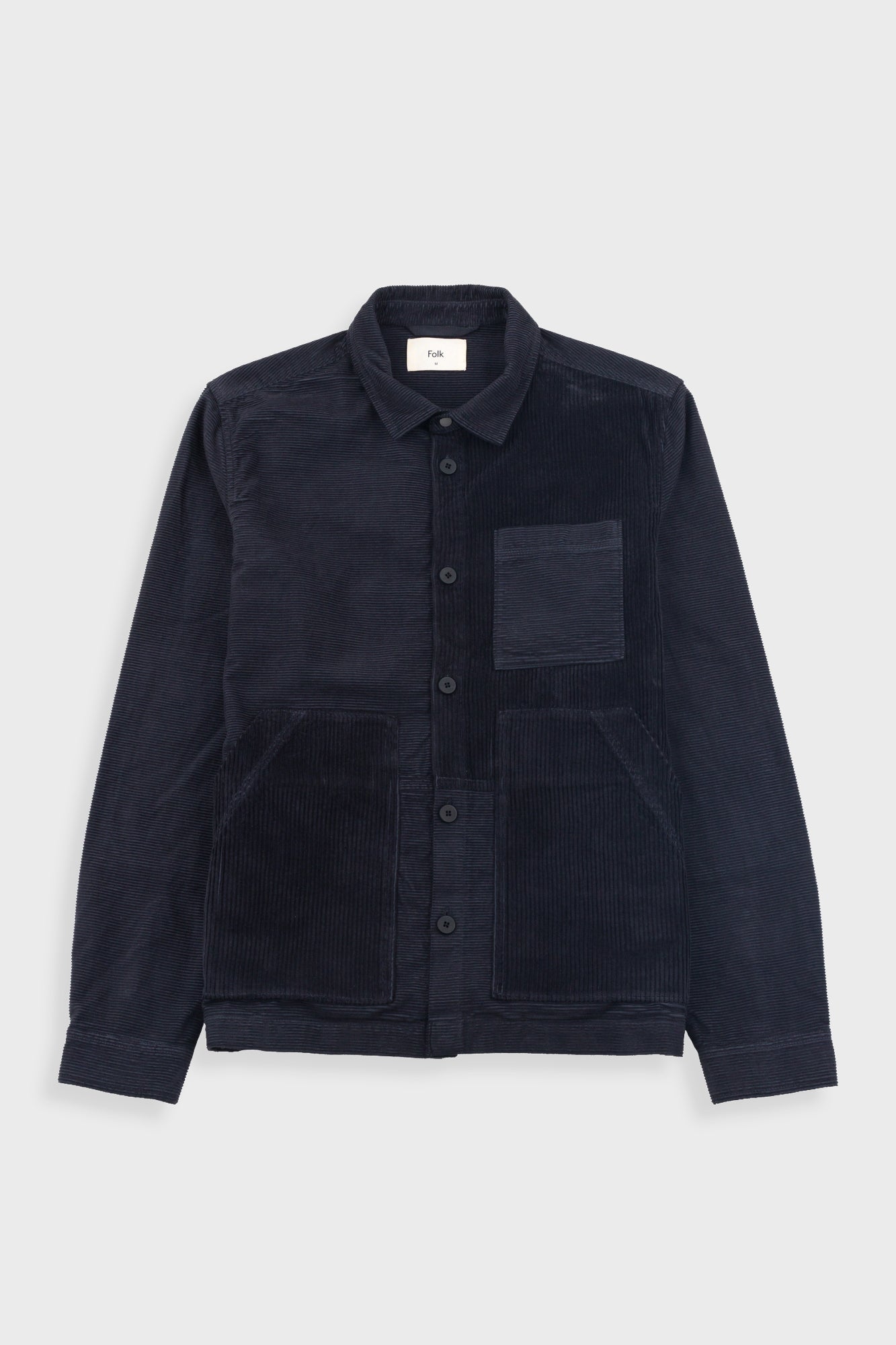 Assembly Worker Jacket - Soft Black Cord Mix - Small