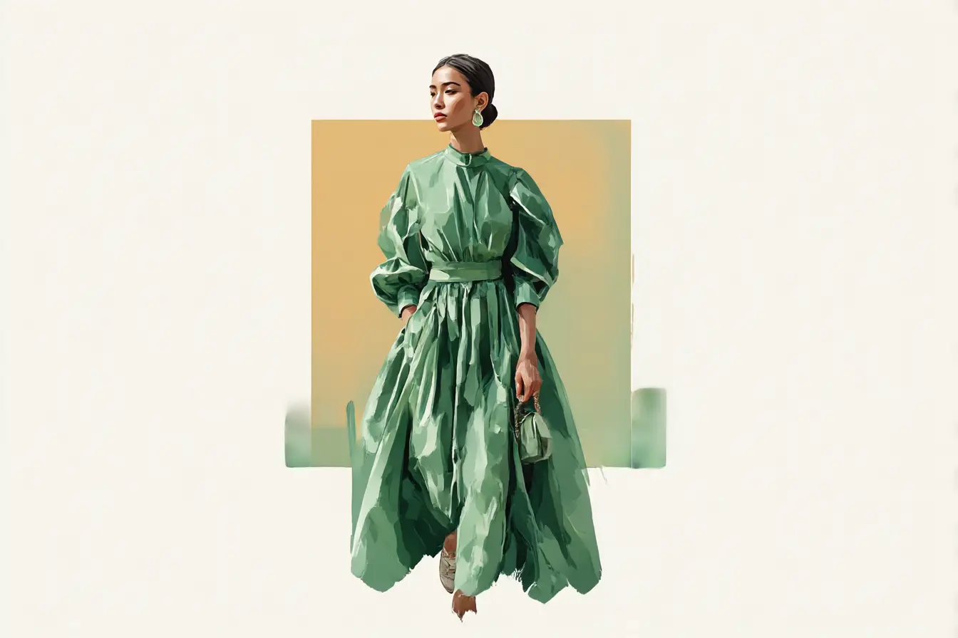 Green Dresses That Go the Distance