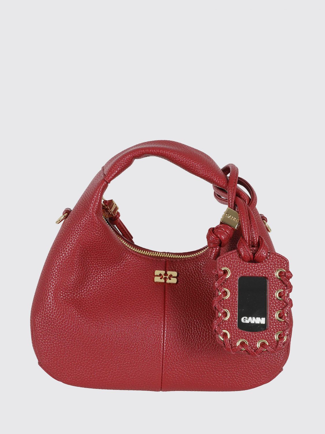 GANNI Handbag Woman color Red