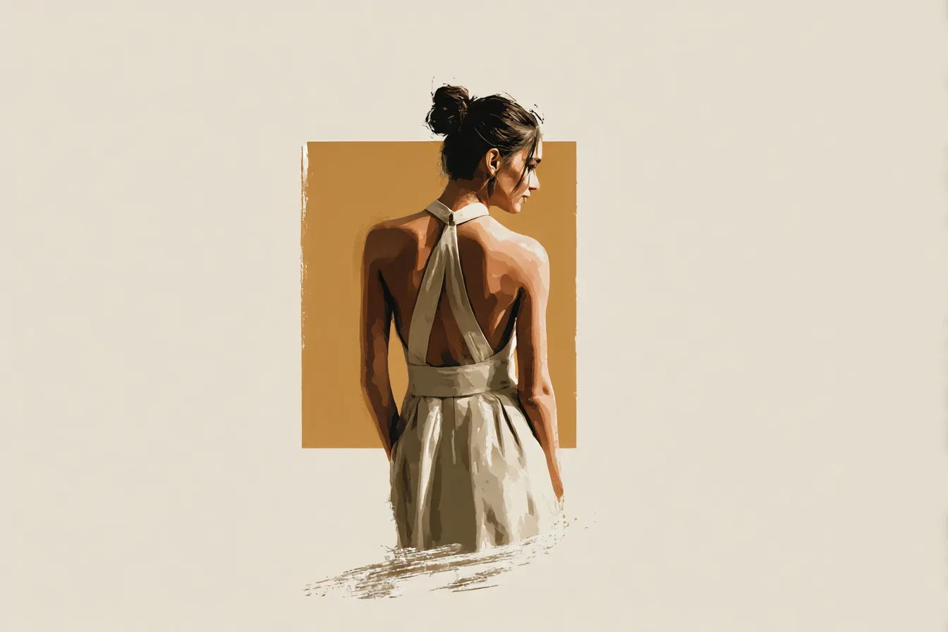 Halter Neck Dresses for Open Back Moments Worth Dressing For