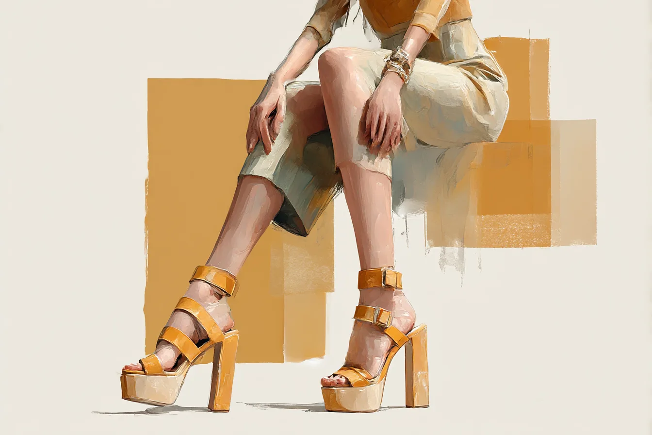 High Heel Platform Sandals Worth the Steps