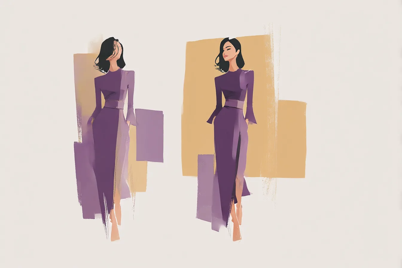 Jersey Purple Dresses That Travel and Wash Well