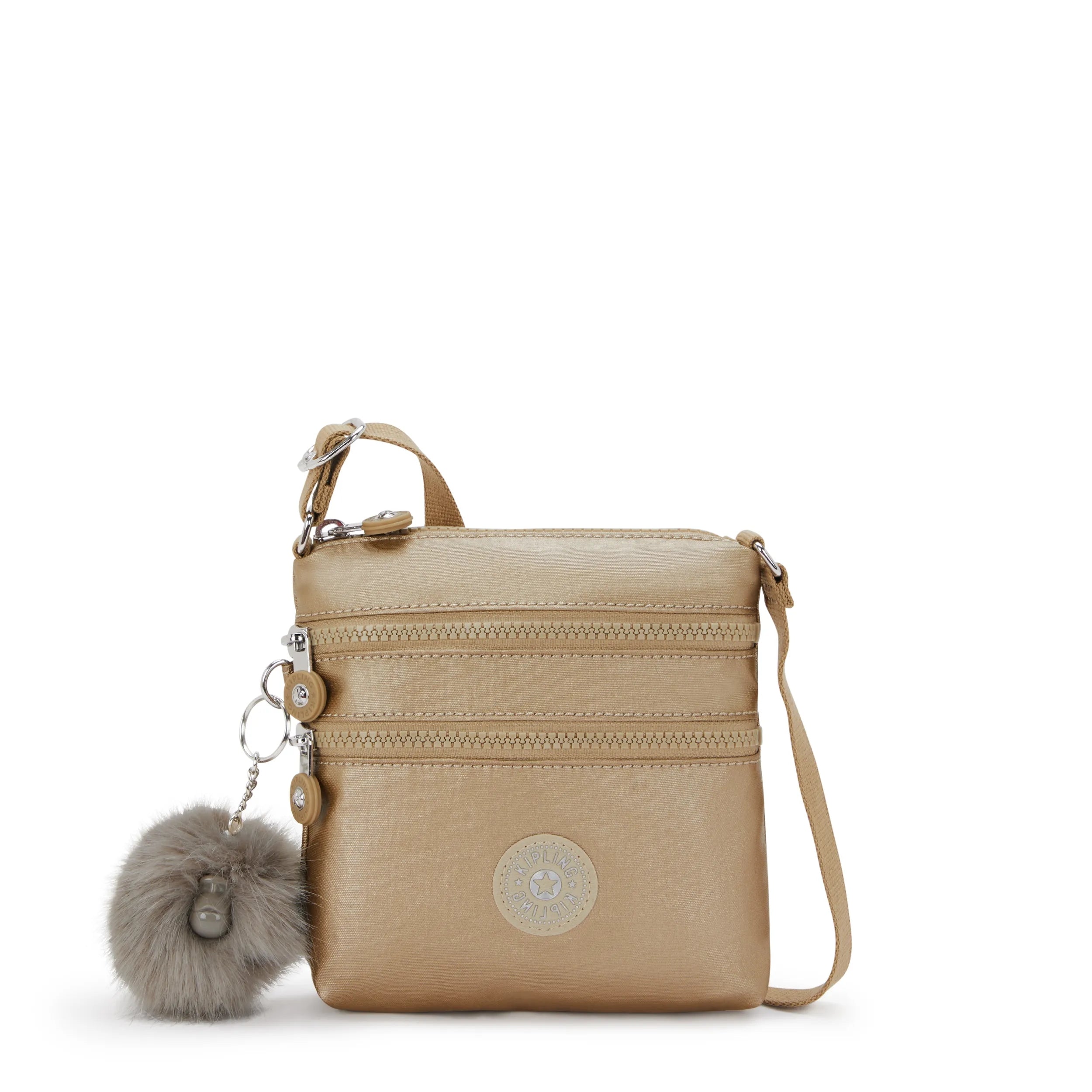 Kipling Small Crossbody Bag Echoey Gold Met Gg % Polyamide