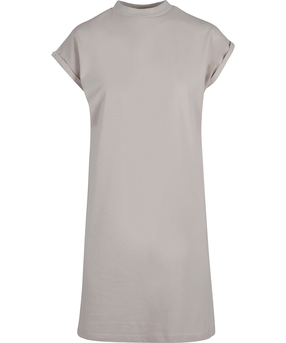 Organic Extended Shoulder shirt Dress: Womens - Light Asphalt