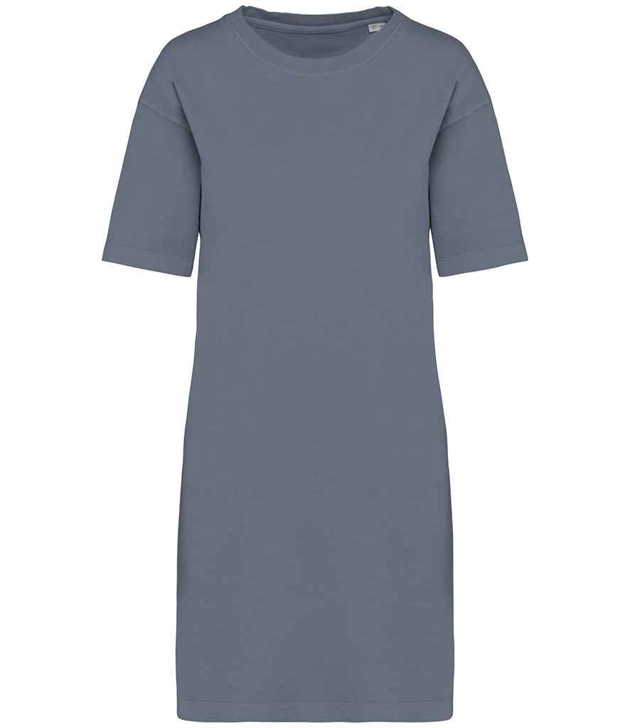 Organic Stonewash shirt Dress - X Washed Mineral Grey