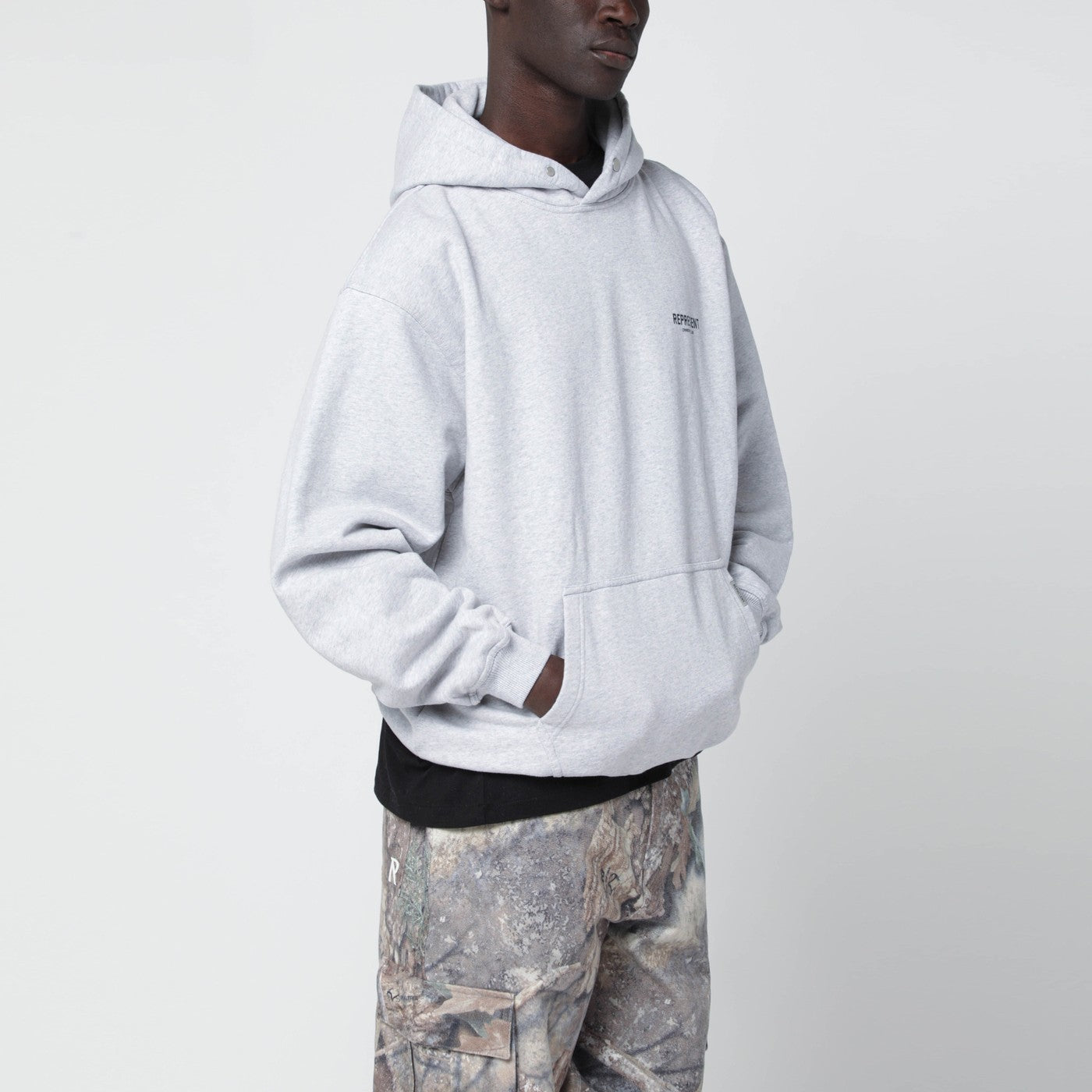 Grey oversized hoodie