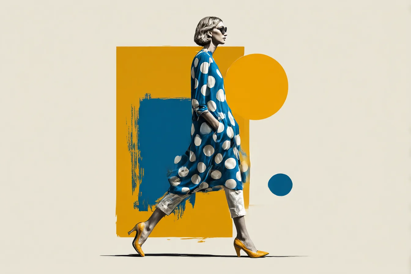 Polka Dot Blue Dresses That Feel Considered