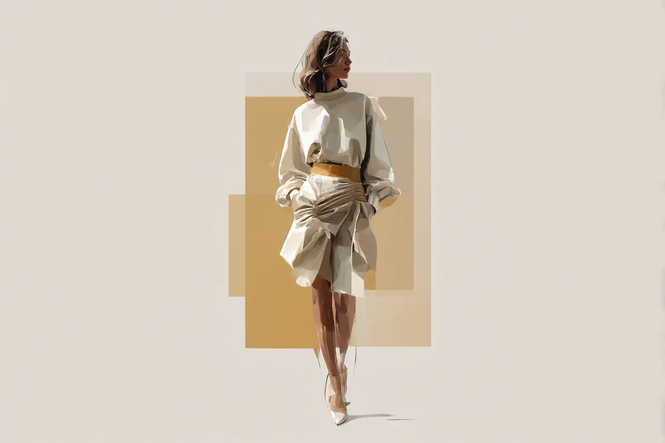 Ruched Skirts Worth Having in Your Wardrobe