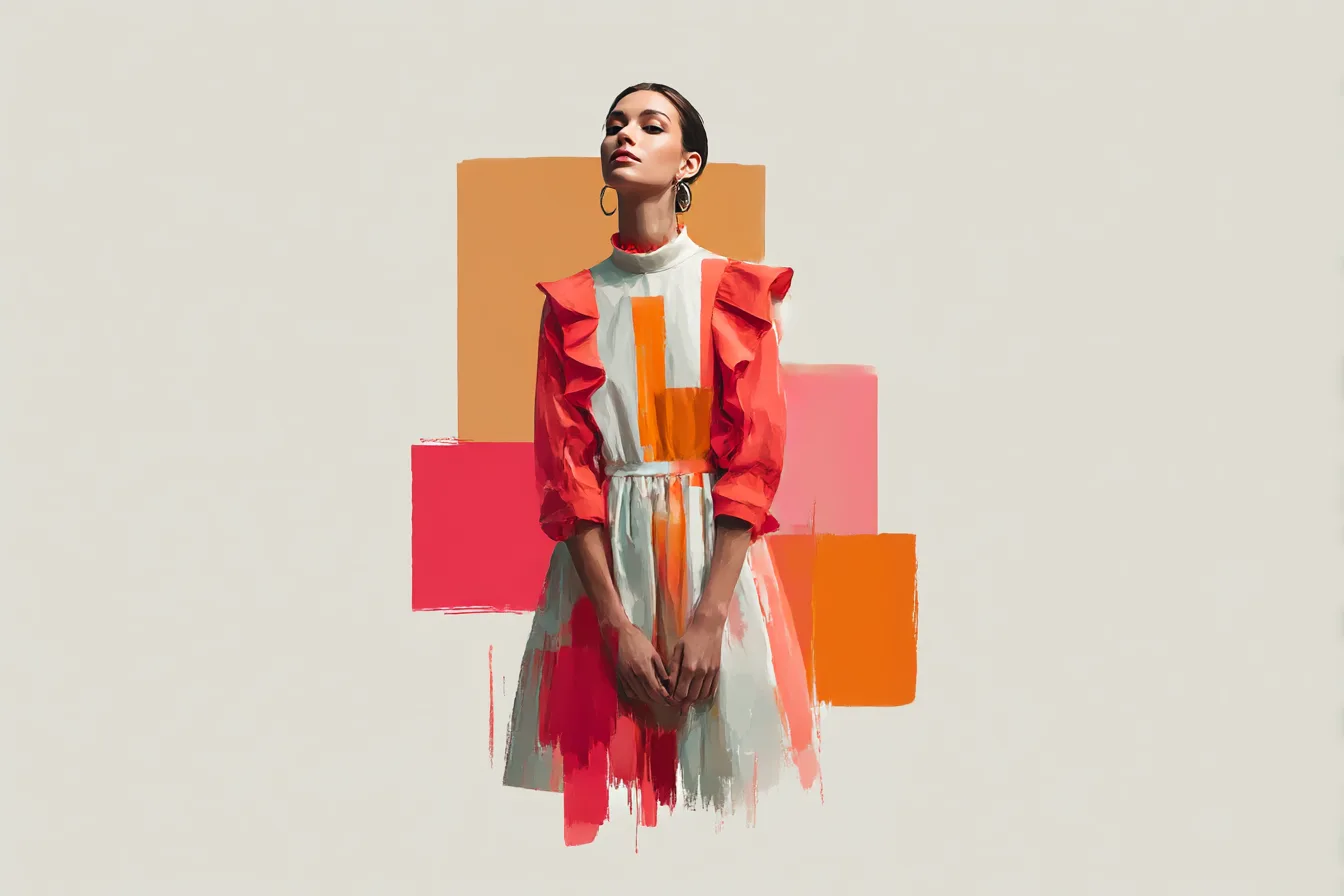 Ruffle High Neck Dresses That Don't Overwhelm