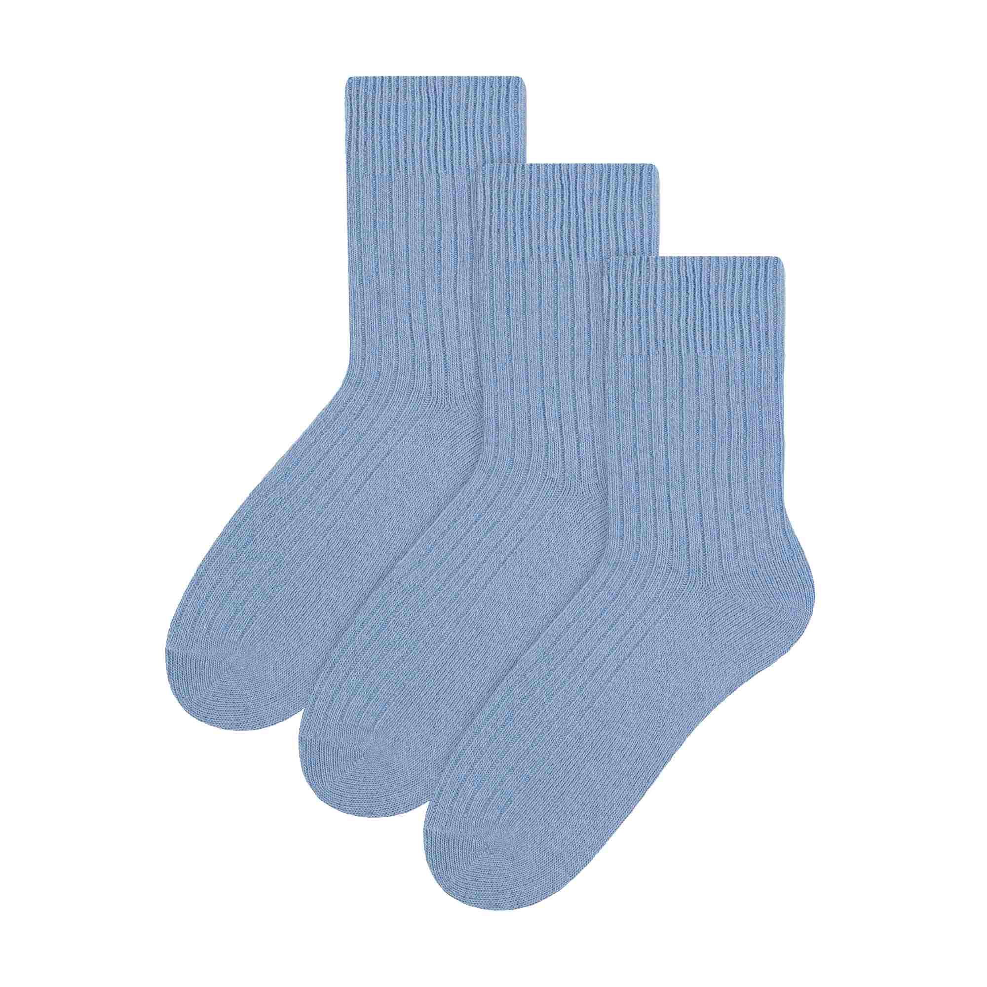 Pack Ladies Original Wool Dress Socks Sizes - - Blue