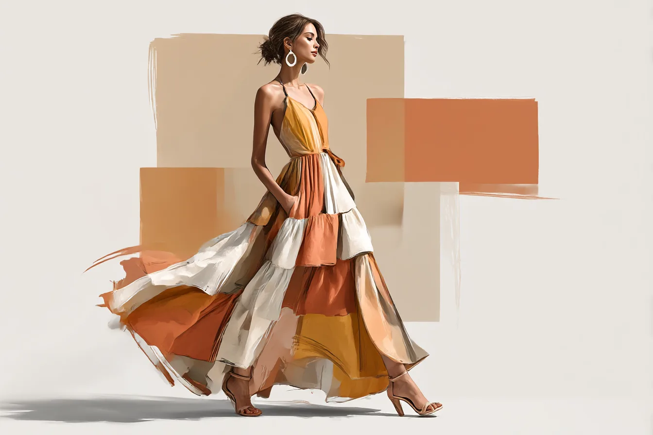 Tiered Maxi Dresses That Move Well
