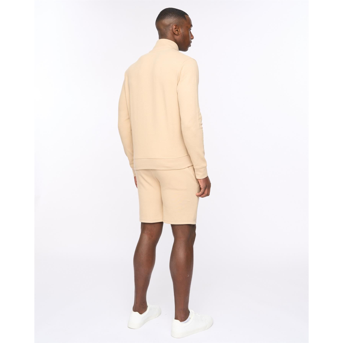 Hannings Zip Thru Hoodie Stone