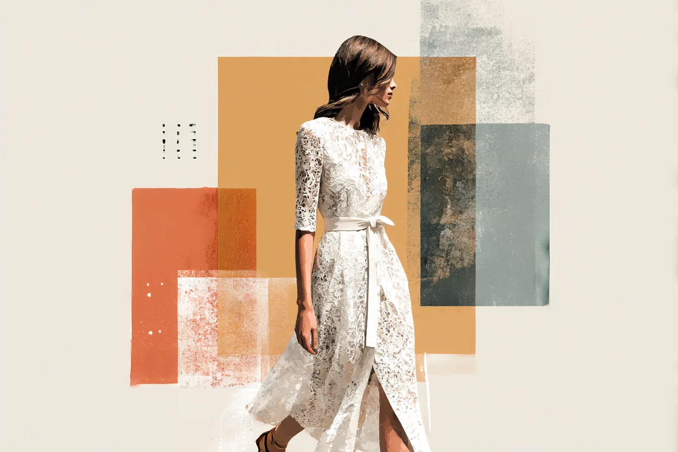 White Lace Dresses Worth the Dry Cleaning Risk