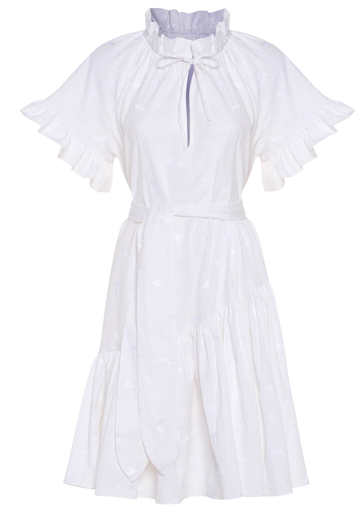White Lobster Diana Dress