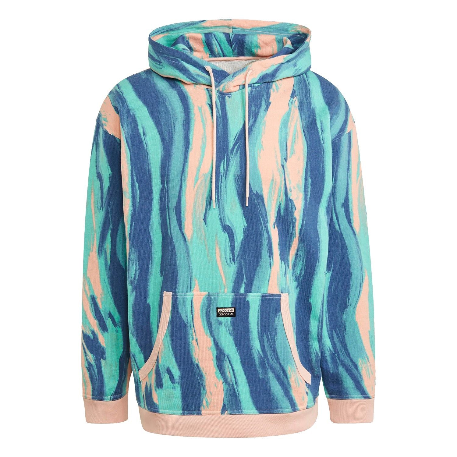 adidas Originals RYV Tie Dye Marbled Hoodie - Multi - Blue