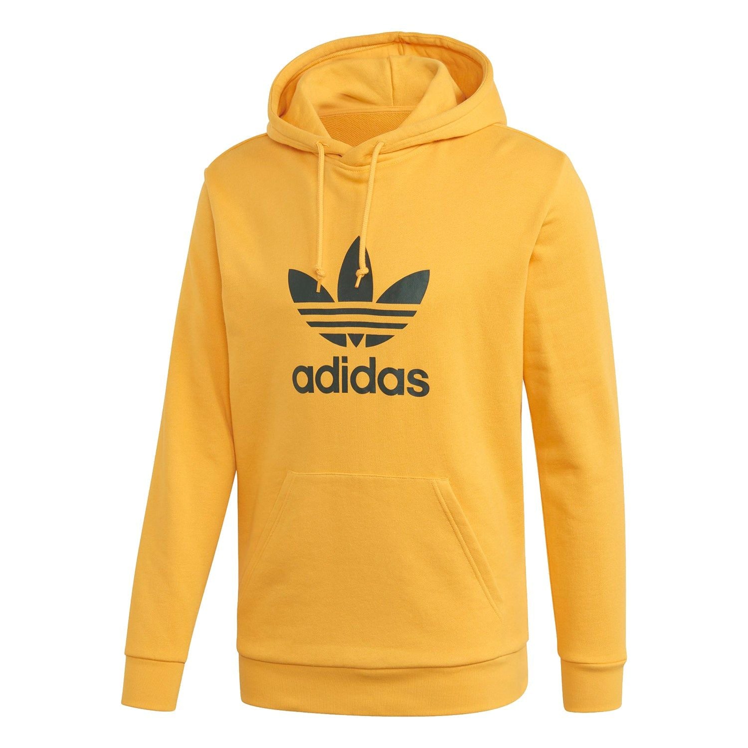 adidas Originals Trefoil Hoodie - Gold - L Yellow