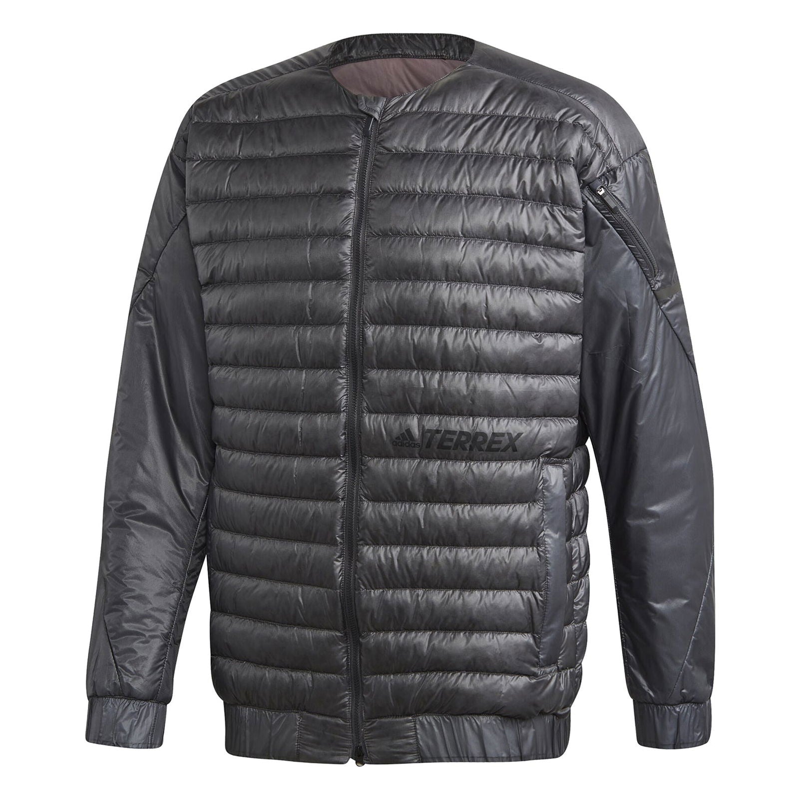 adidas Terrex Hike Bomber Down Jacket - Grey - M Grey
