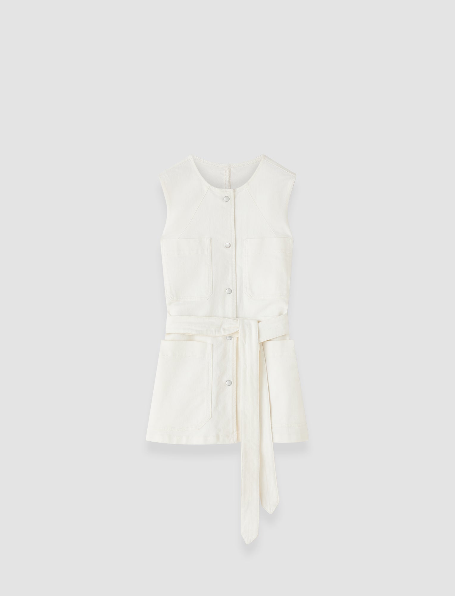 Balan Denim Sleeveless Jacket