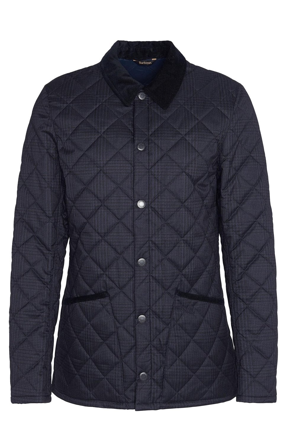 BARBOUR CHECKED LIDDESDALE JACKET Size: S, colour: NAVY