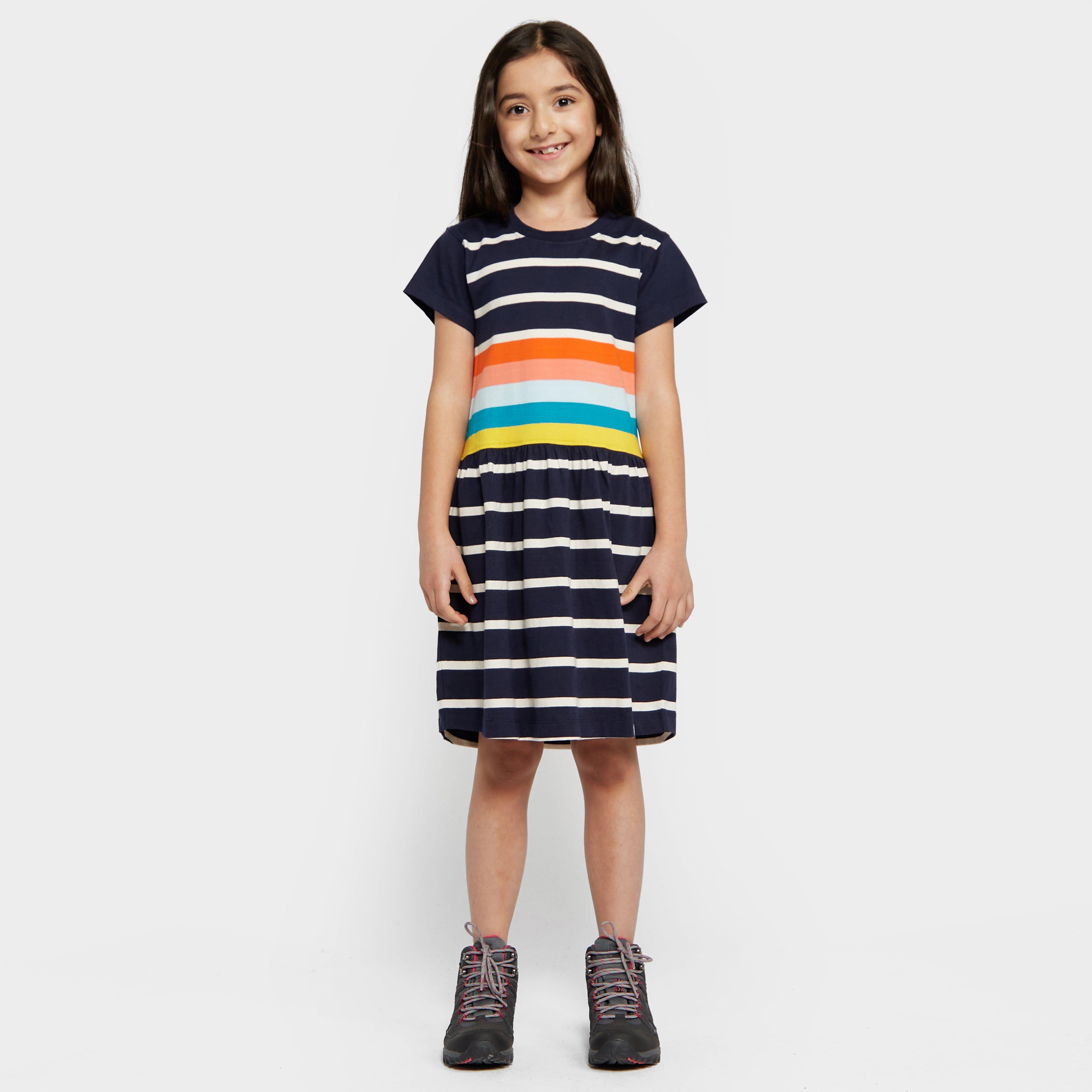 Kids’ Striped Dress - Navy - YRS