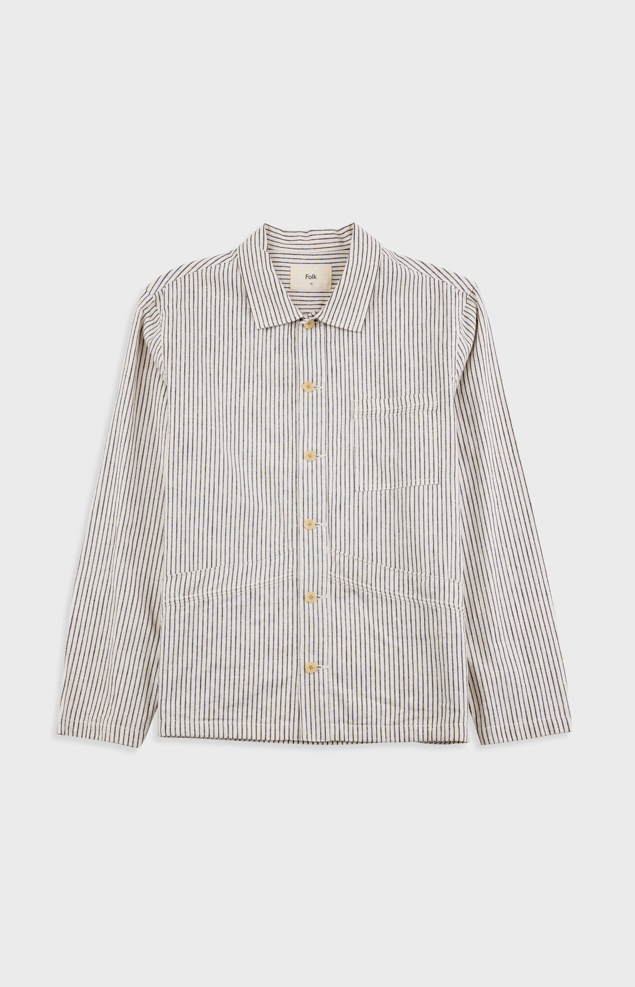 Meyer Shirt Jacket - Monochrome Stripe