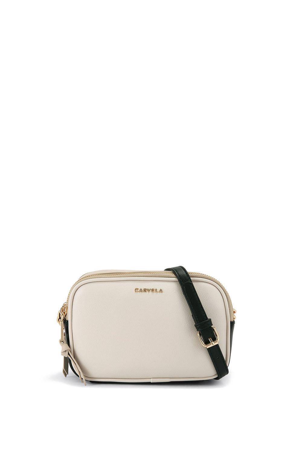 Carvela 'carla Crossbody' Bag In Cream