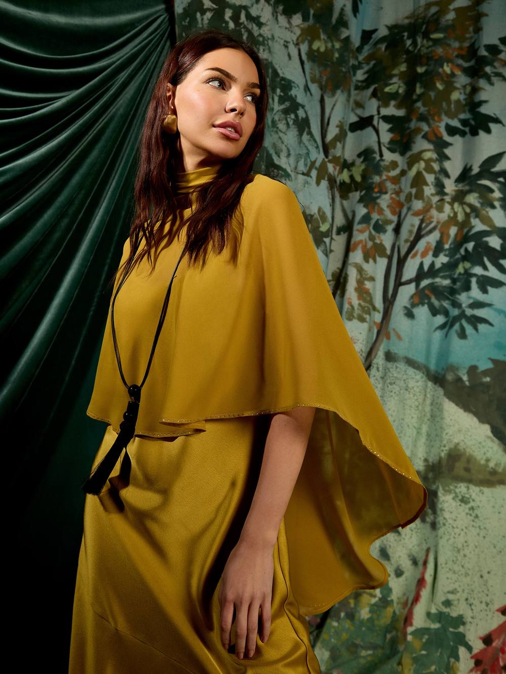 Gwd By George W. Davies Gwd Lailani Yellow Midi Dress