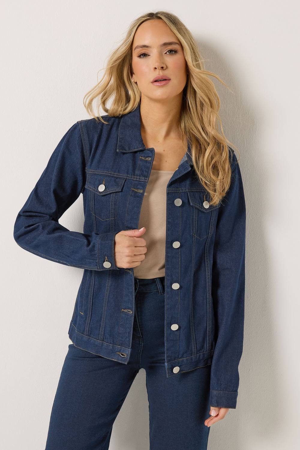 Long Tall Sally Tall Denim Jacket In Blue