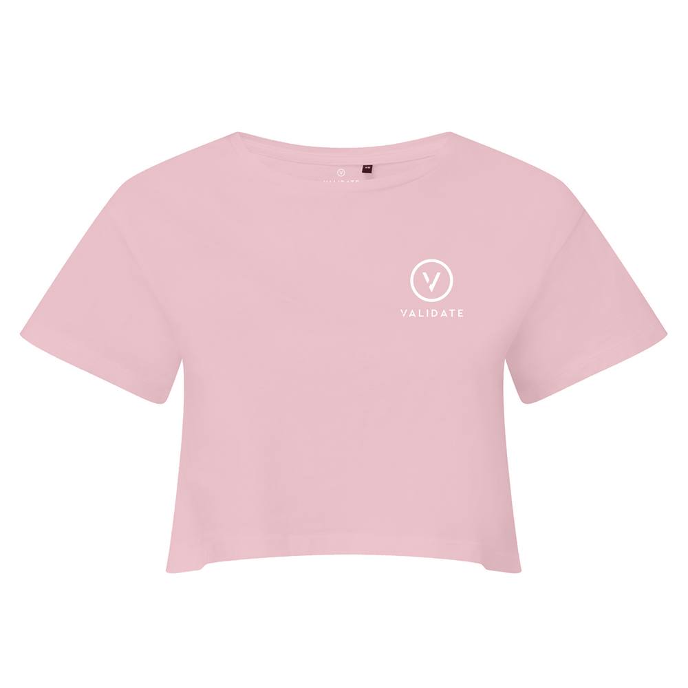 Validate Limitless Ii Crop Top In Light Pink