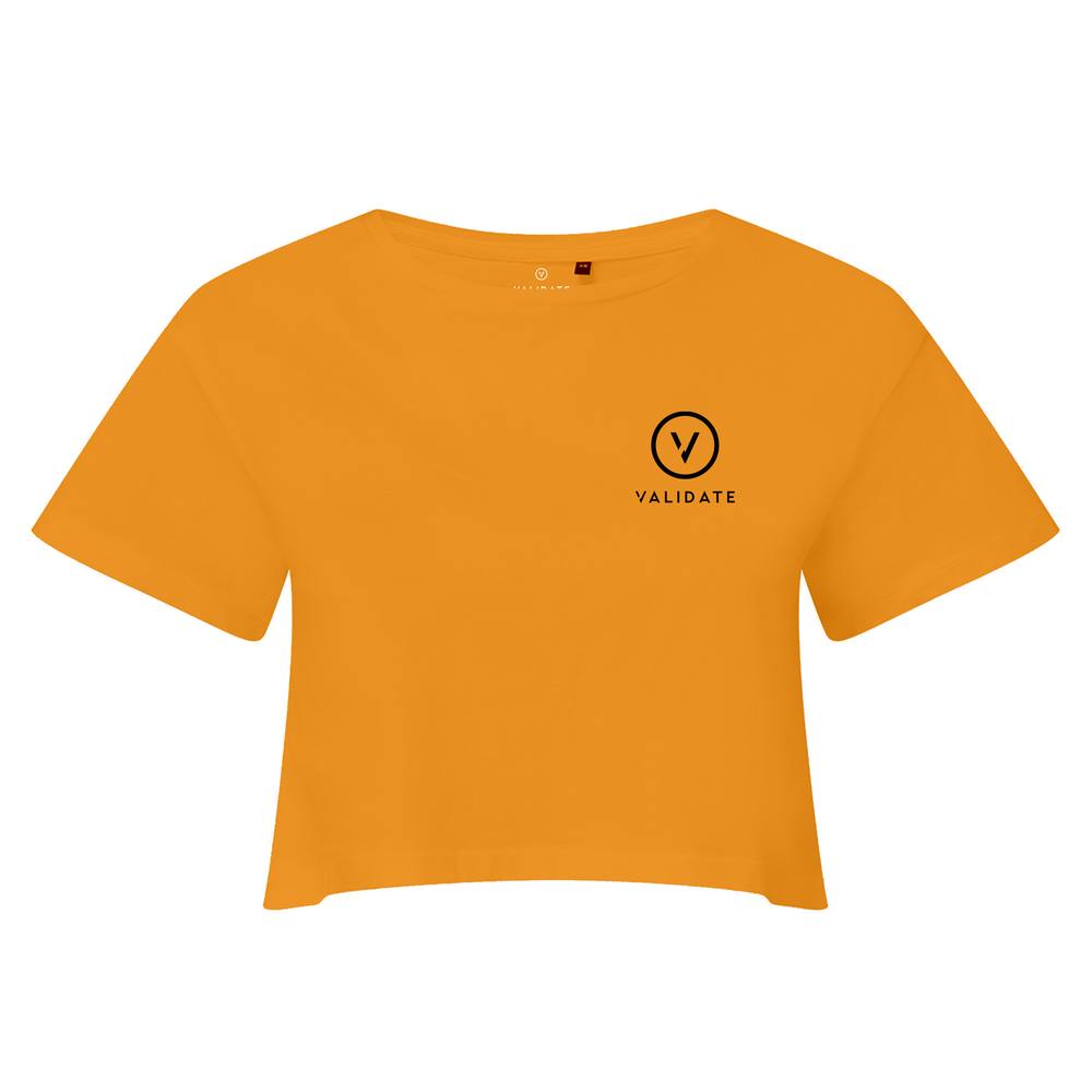Validate Limitless Ii Crop Top In Orange