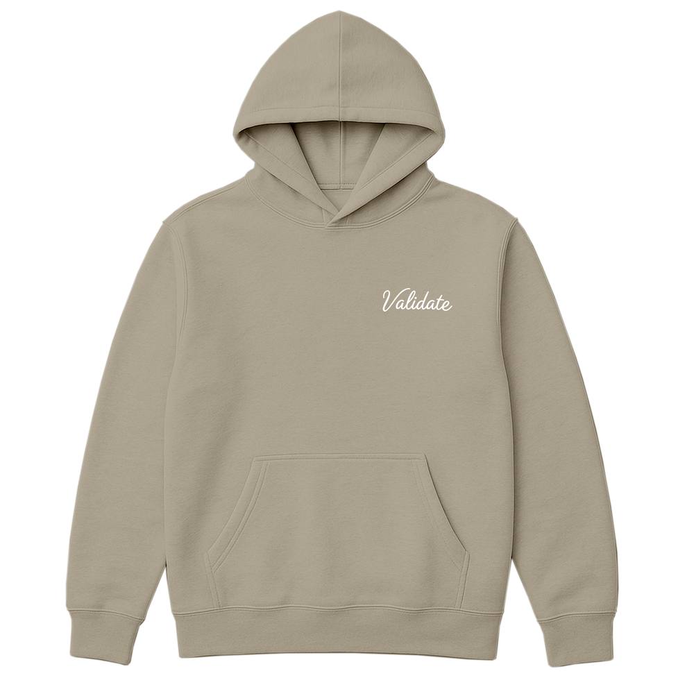 Validate Script Ldn Oversized Hoodie In Stone