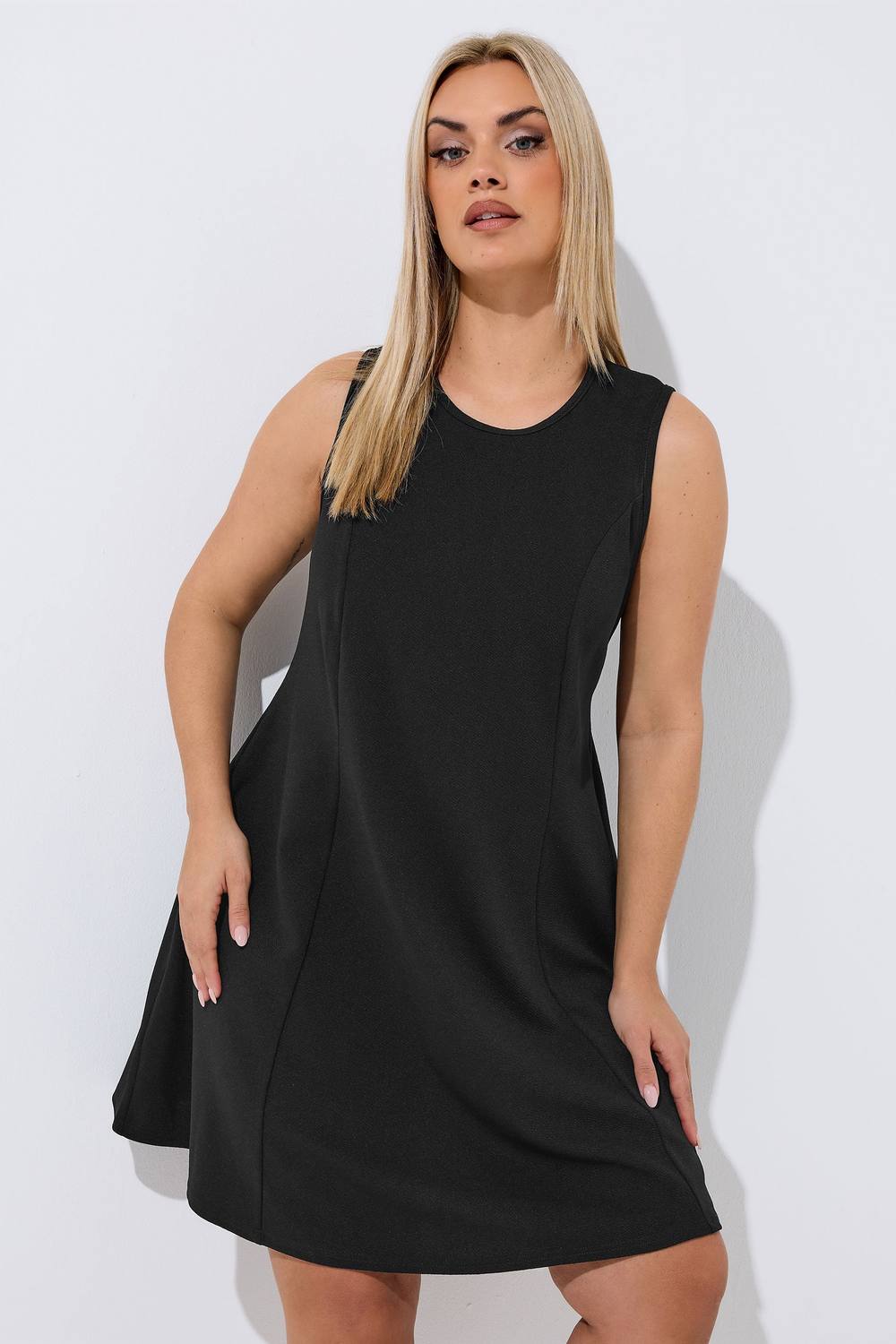 Yours Formal Mini Dress In Black