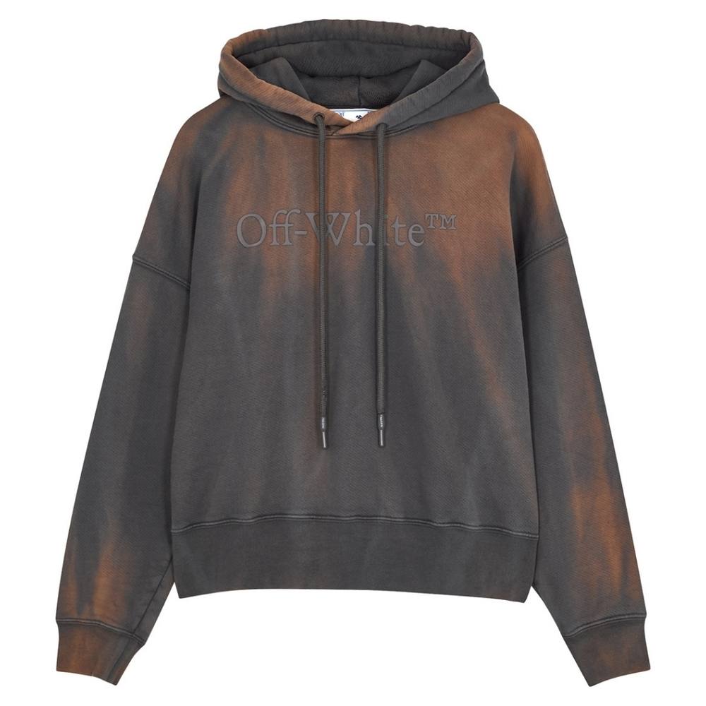Off-White Women's Laundry Brown Hoodie in White