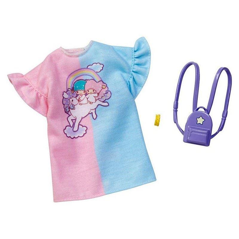 Barbie Hello Kitty Little Twin Stars Shirt Dress Fashion Pack